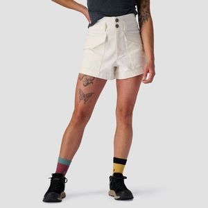 Stoic Venture Shorts in Egret (White)